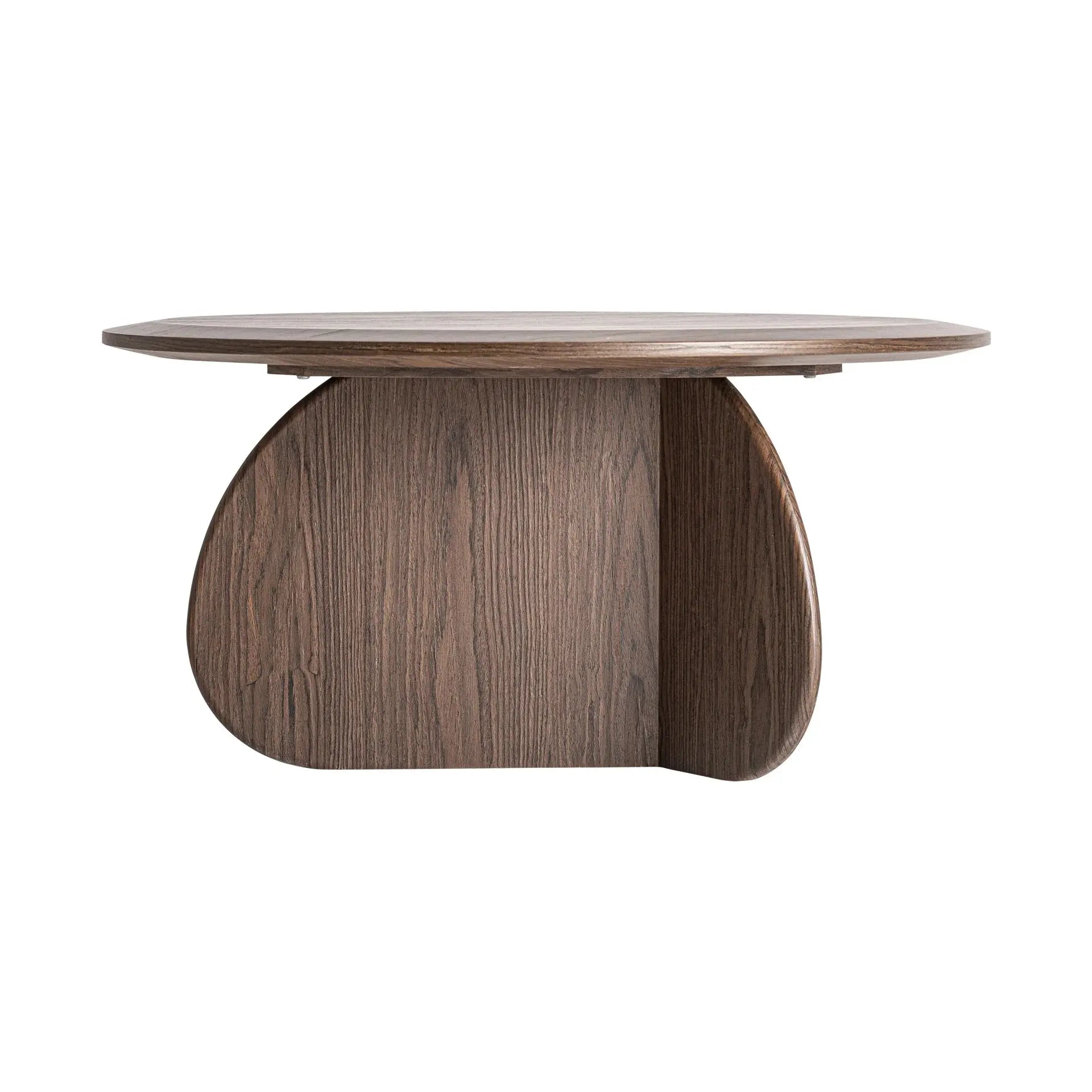 Table Basse de Salon en Bois MDF et Placage Bois ARKO - 56 x 41 cm KODU