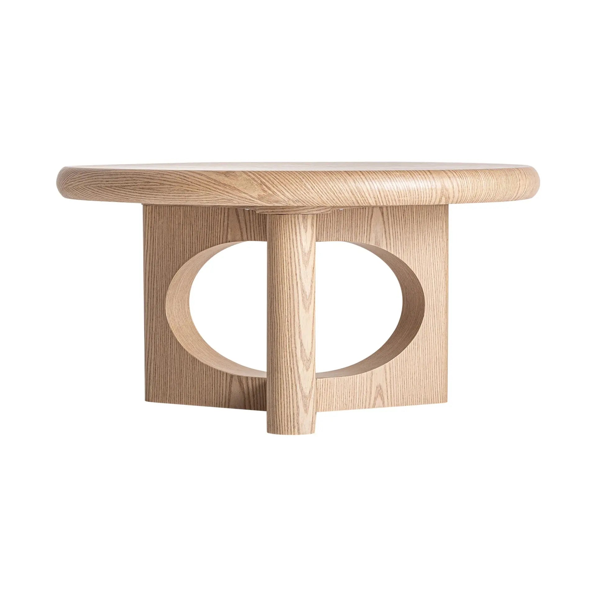 Table Basse en Bois MDF et Placage Bois LIRA - 56 x 41 cm KODU