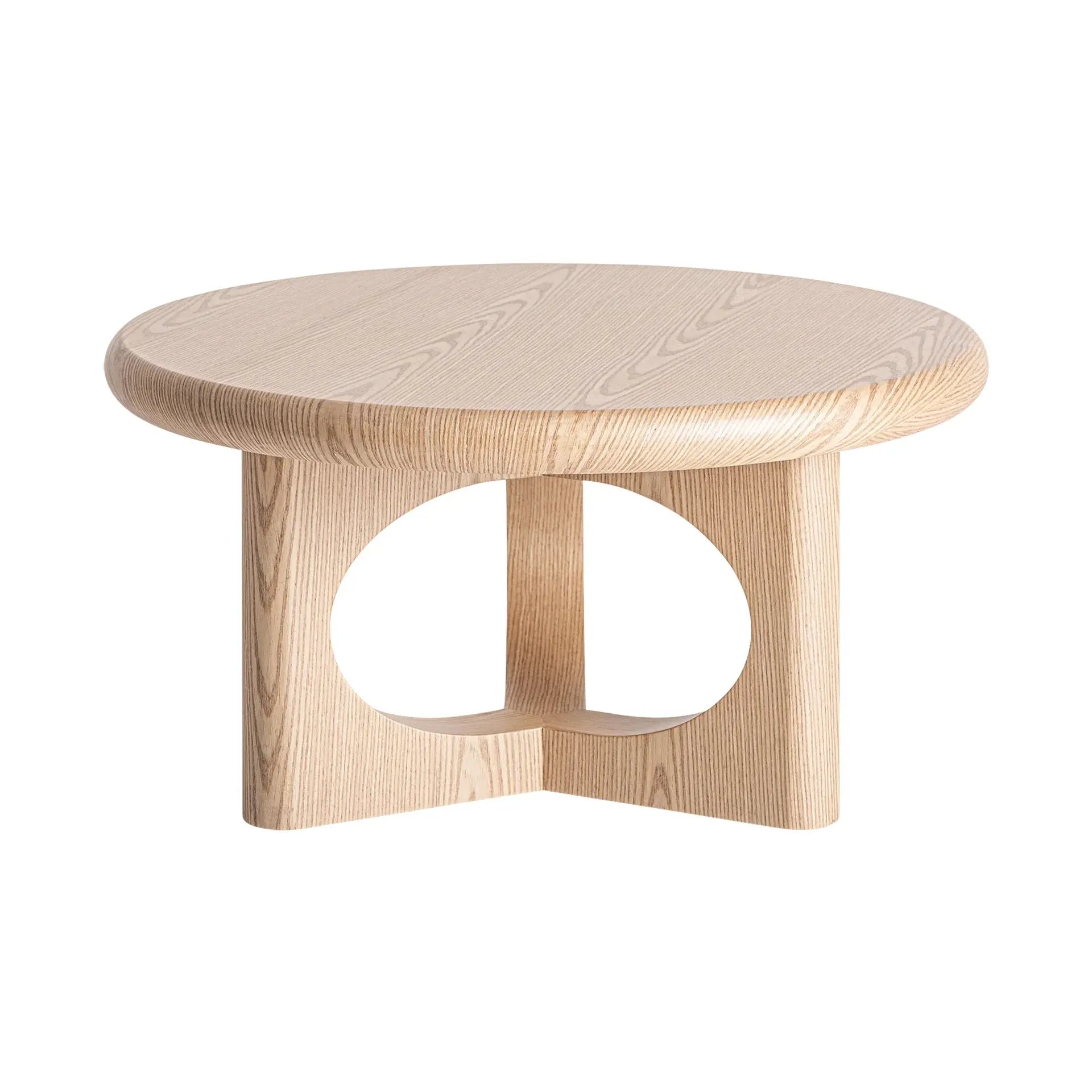 Table Basse en Bois MDF et Placage Bois LIRA - 56 x 41 cm KODU