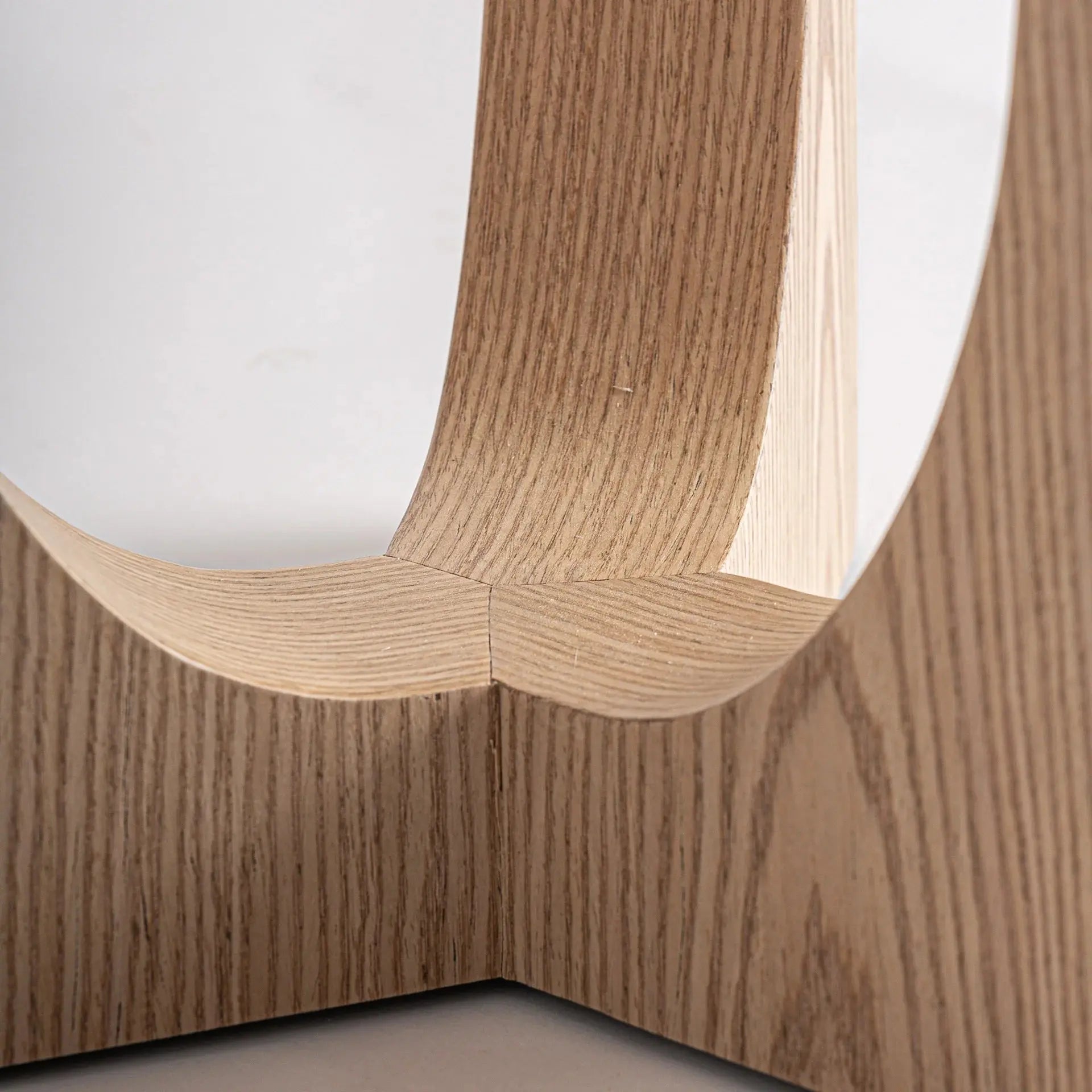 Table Basse en Bois MDF et Placage Bois LIRA - 56 x 41 cm KODU