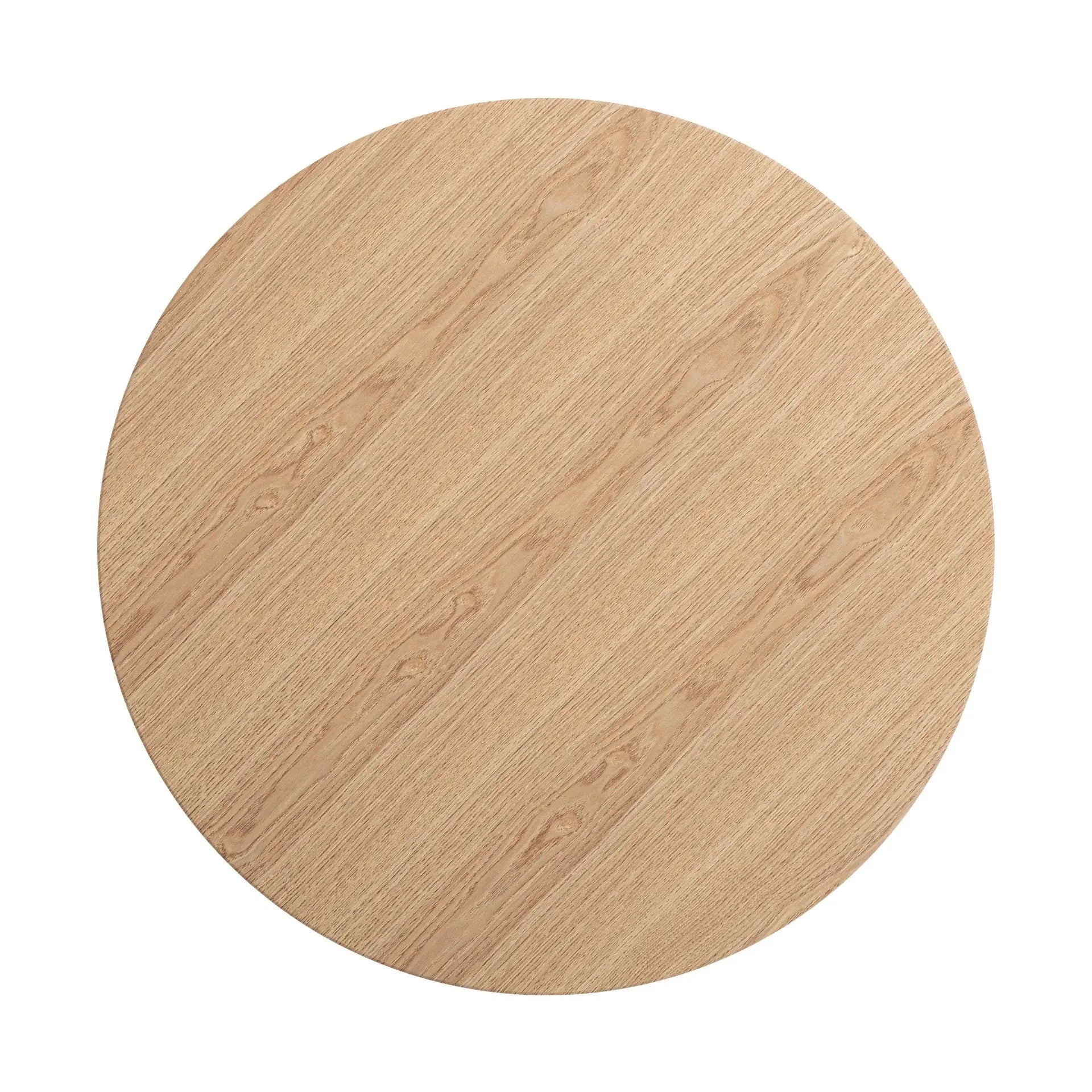 Table De Bar en MDF brun clair et plaquée frêne WIELER - 70 cm KODU