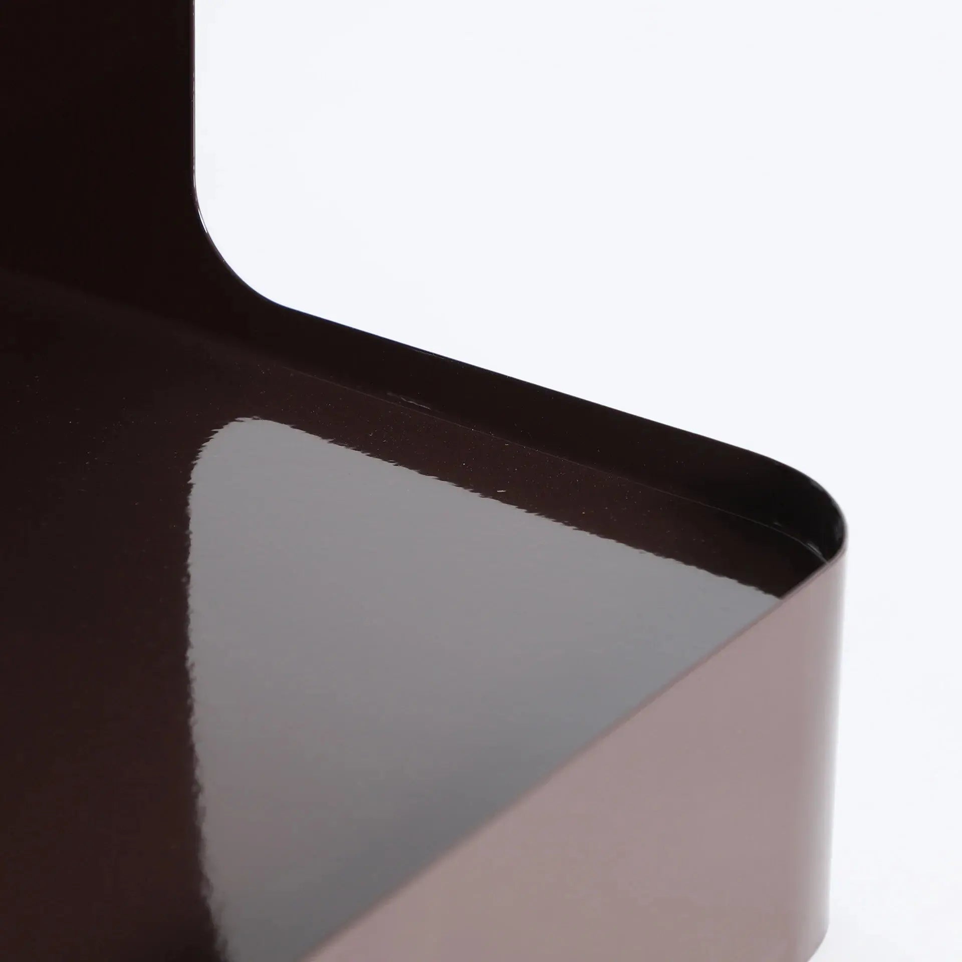 Table De Chevet 100% Fer Chocolat Brillant UMOA - 37 cm KODU