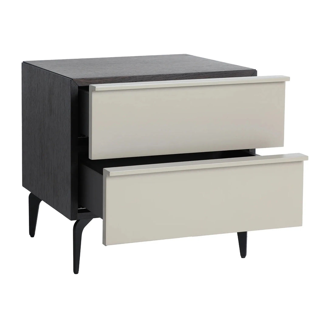 Table De Chevet en Bois MDF LINDFLUR - 50 x 40 cm KODU