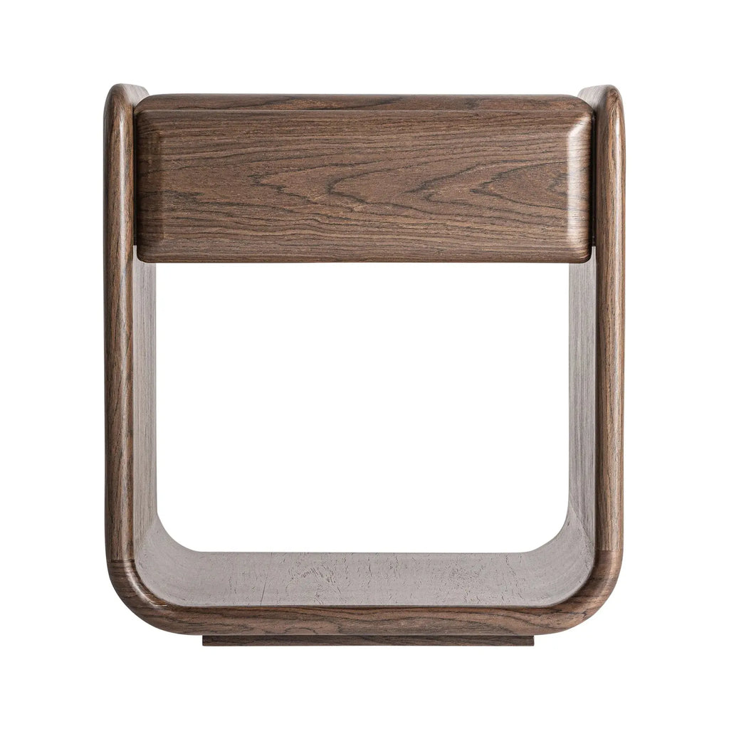 Table De Chevet en Bois MDF et Placage en Bois ARKO - 50 x 40 cm KODU