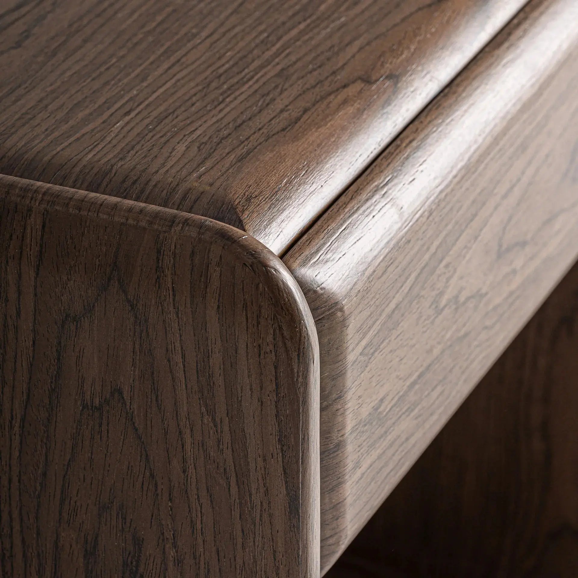Table De Chevet en Bois MDF et Placage en Bois ARKO - 50 x 40 cm KODU