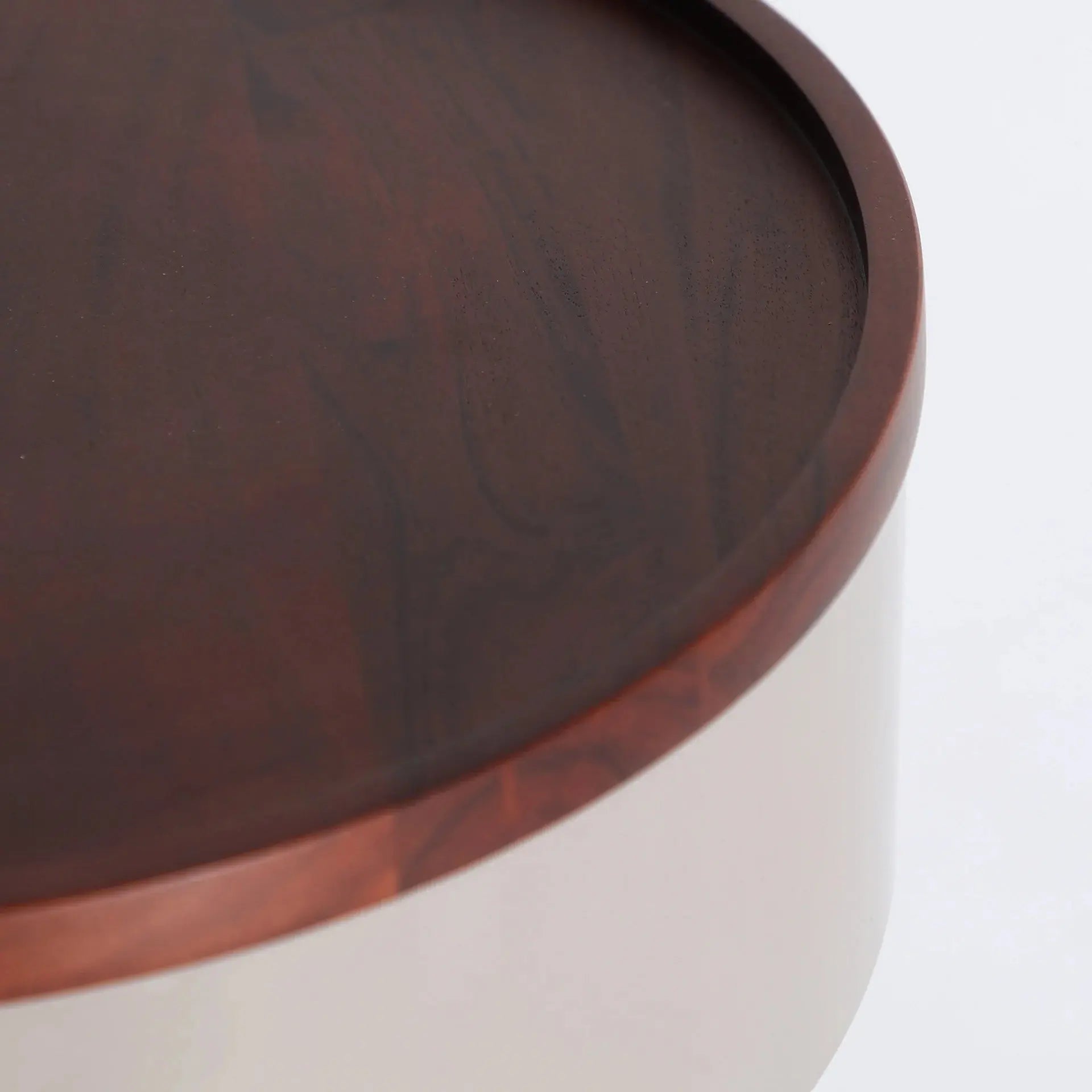 Table De Chevet en Fer Gris Brillant et bois d'acacia Marron NOA - 37 cm KODU