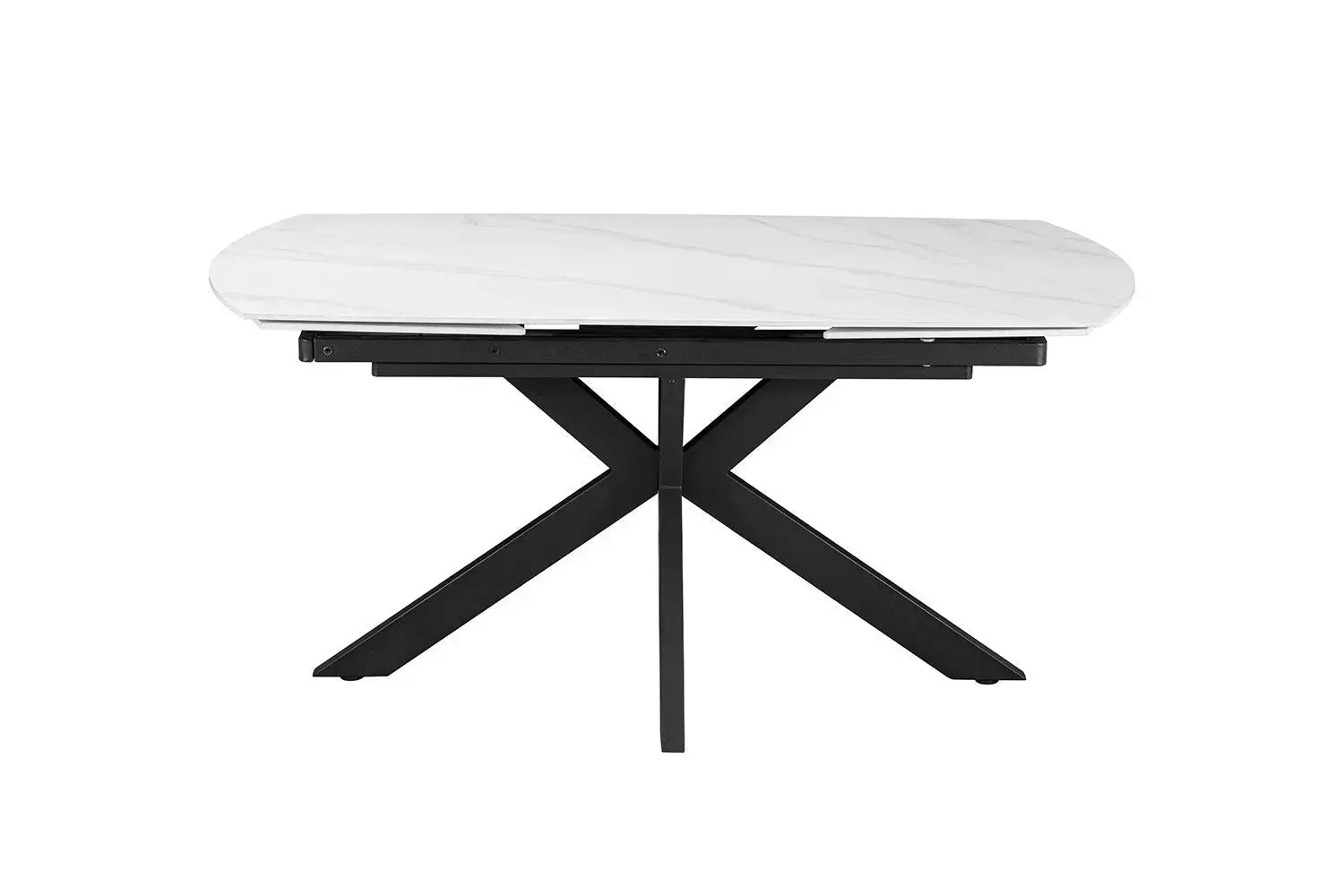 Table Extensible Ovale OLYMPIA Danoise Pierre Frittée - de 160 à 240 cm Rousseau