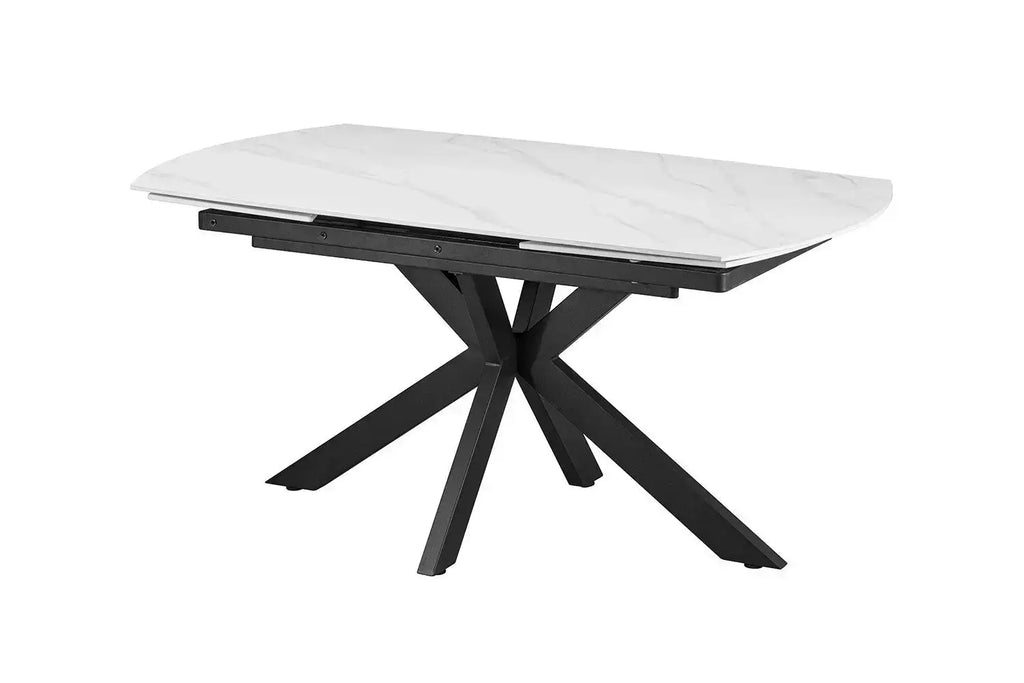 Table Extensible Ovale OLYMPIA Danoise Pierre Frittée - de 160 à 240 cm Rousseau