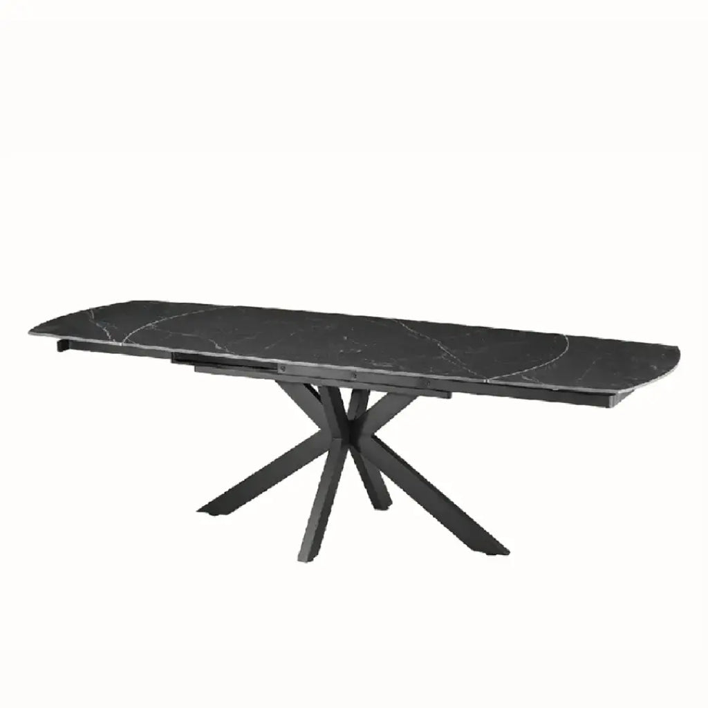Table Extensible Ovale OLYMPIA Danoise Pierre Frittée - de 160 à 240 cm Rousseau