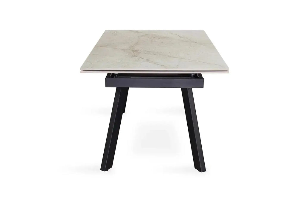 Table Extensible Plateau en Pierre Frittée ORELA - de 160 a 240 cm Rousseau