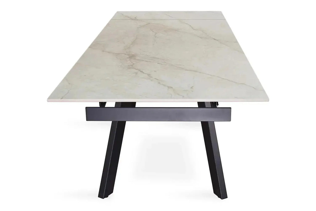 Table Extensible Plateau en Pierre Frittée ORELA - de 160 a 240 cm Rousseau