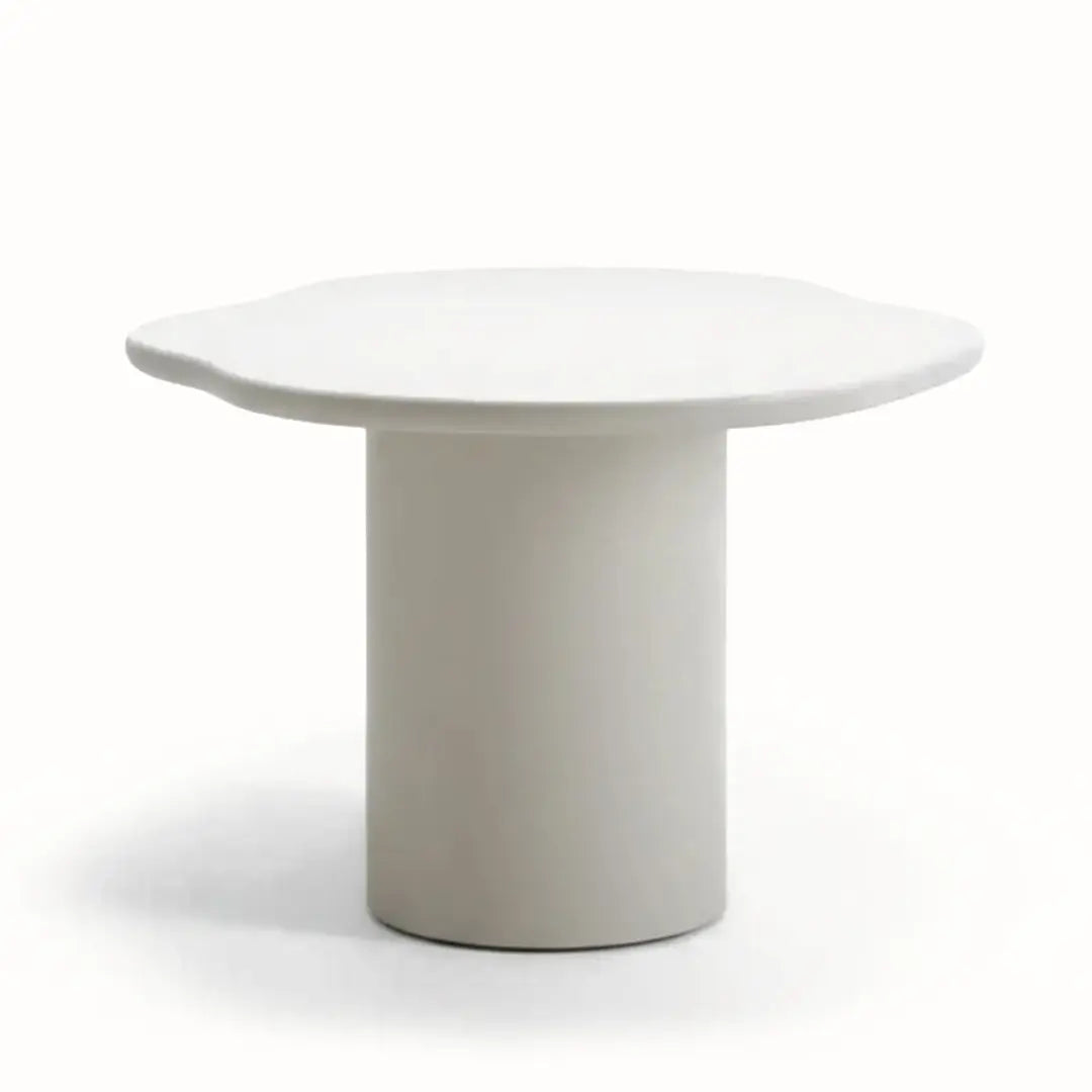 Table à Manger Asymétrique en Béton Ciré AURA - De 160 à 220 cm Hawali Home