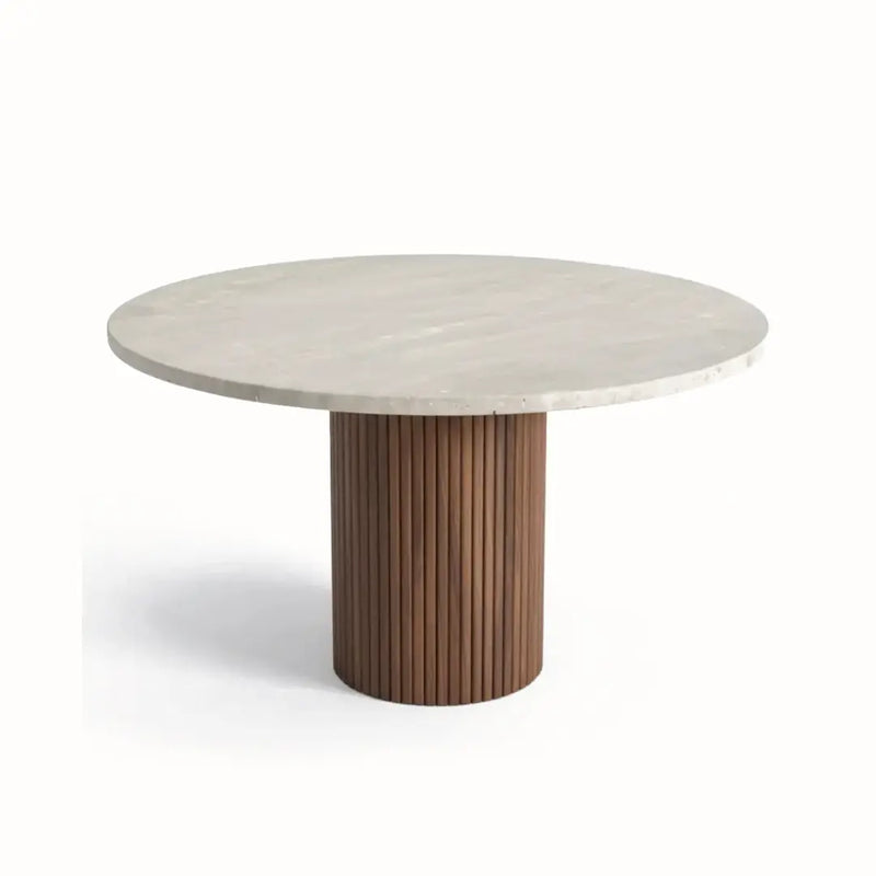 Table à Manger Ronde ELENA - De 100 à 160 cm Hawali Home