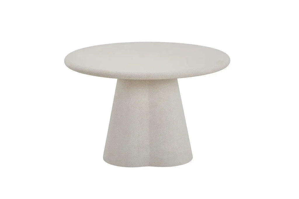 Table à Manger Ronde Effet Ciment ORKA - 120 cm Rousseau