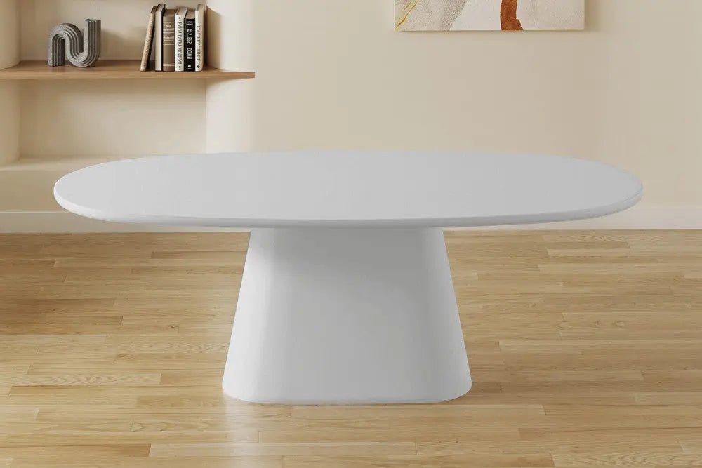 Table à manger Effet Ciment SCARLETT - 220 cm Hawali Home