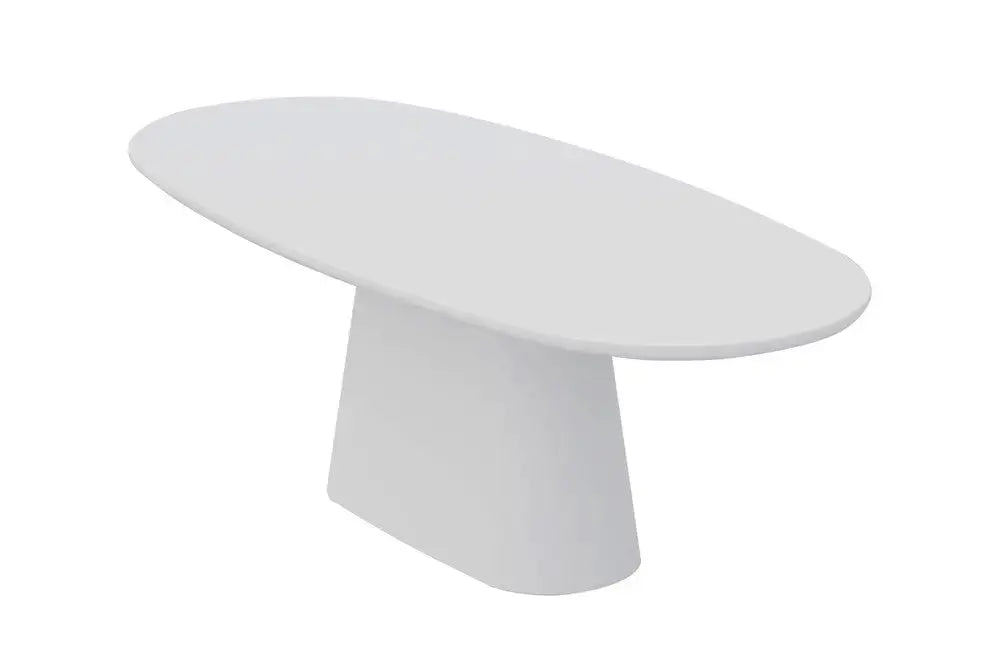 Table à manger Effet Ciment SCARLETT - 220 cm Hawali Home