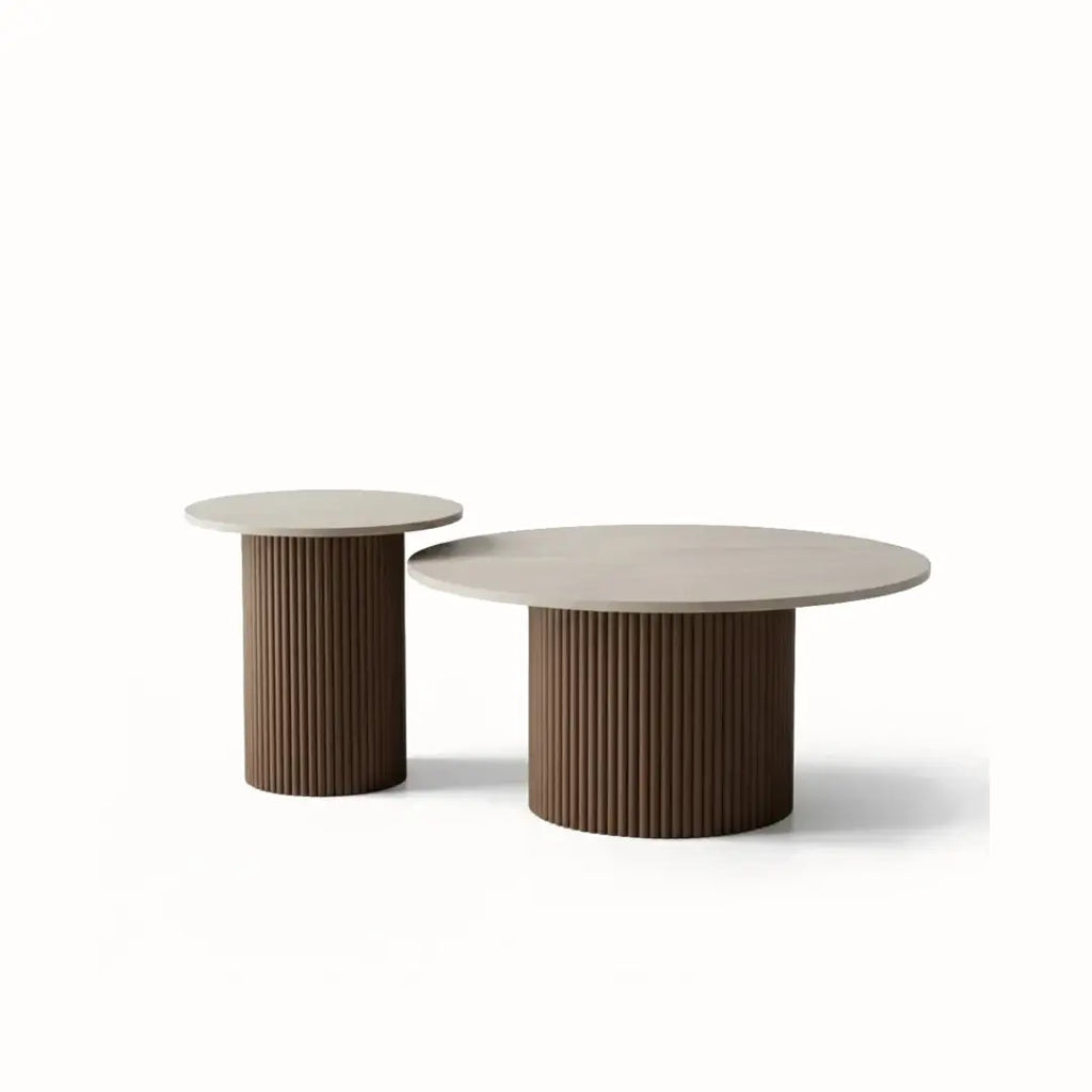 Table d'Appoint Ronde ELENA - 45 x 50 cm Hawali Home