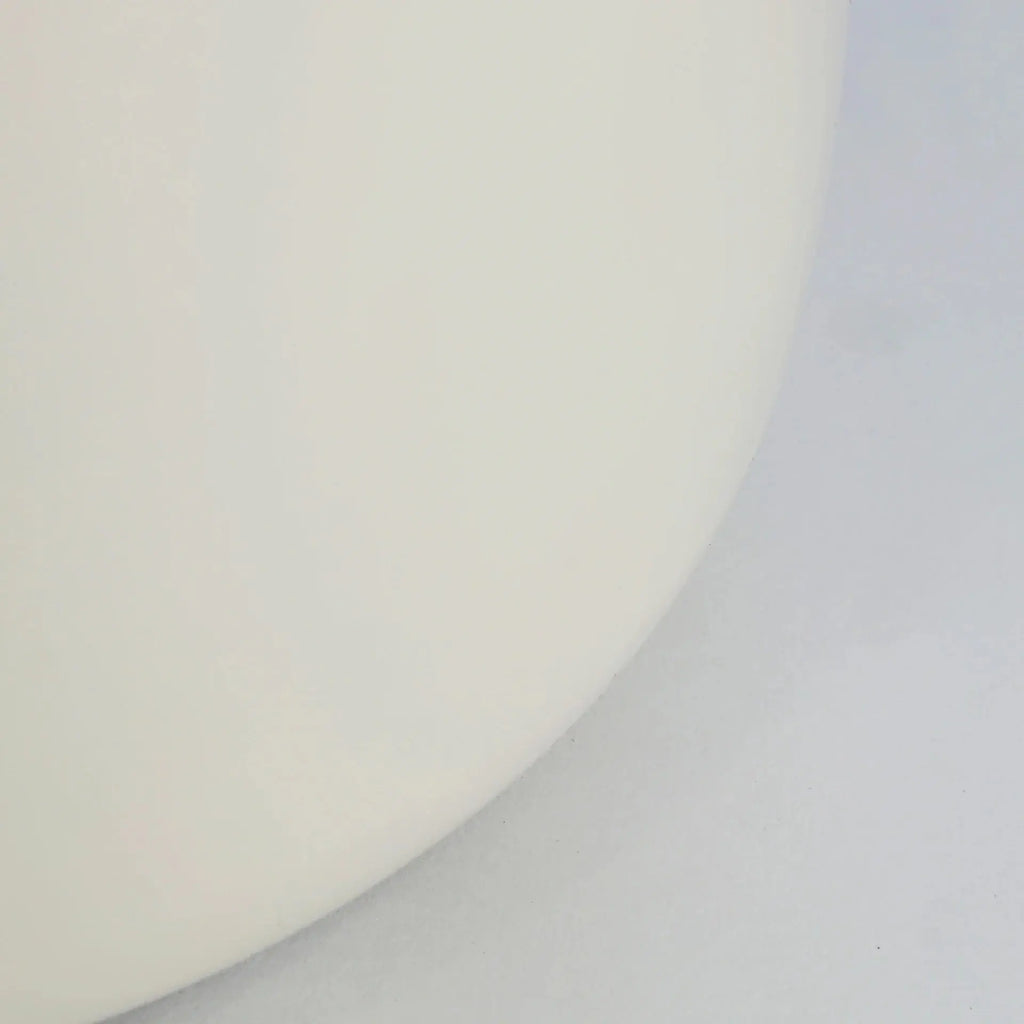 Table d'Appoint de Bout de Canapé 100% Fer en Blanc Cassé GREI - 38 cm KODU