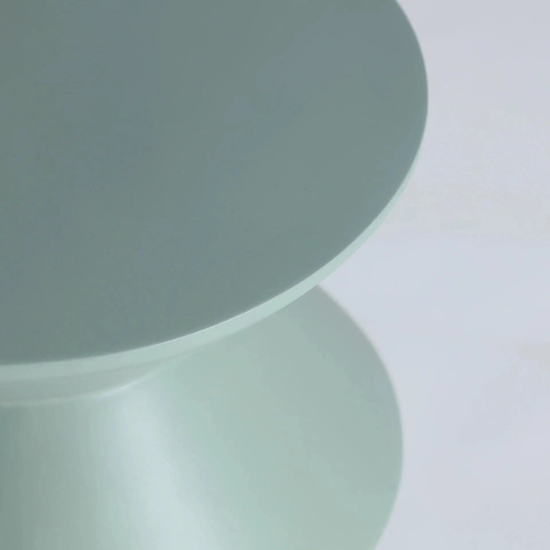 Table d'Appoint de Bout de Canapé en Béton Armé Vert MELLE - 36 cm KODU