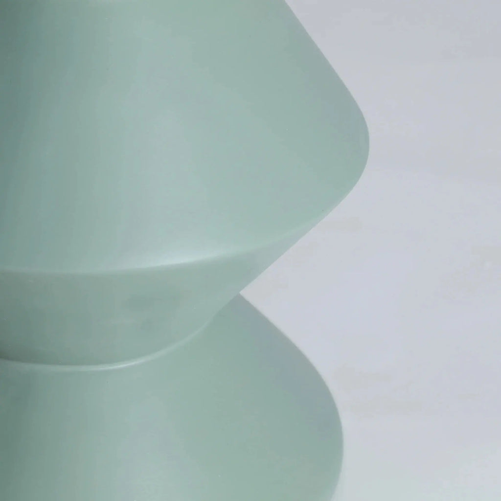 Table d'Appoint de Bout de Canapé en Béton Armé Vert MELLE - 36 cm KODU