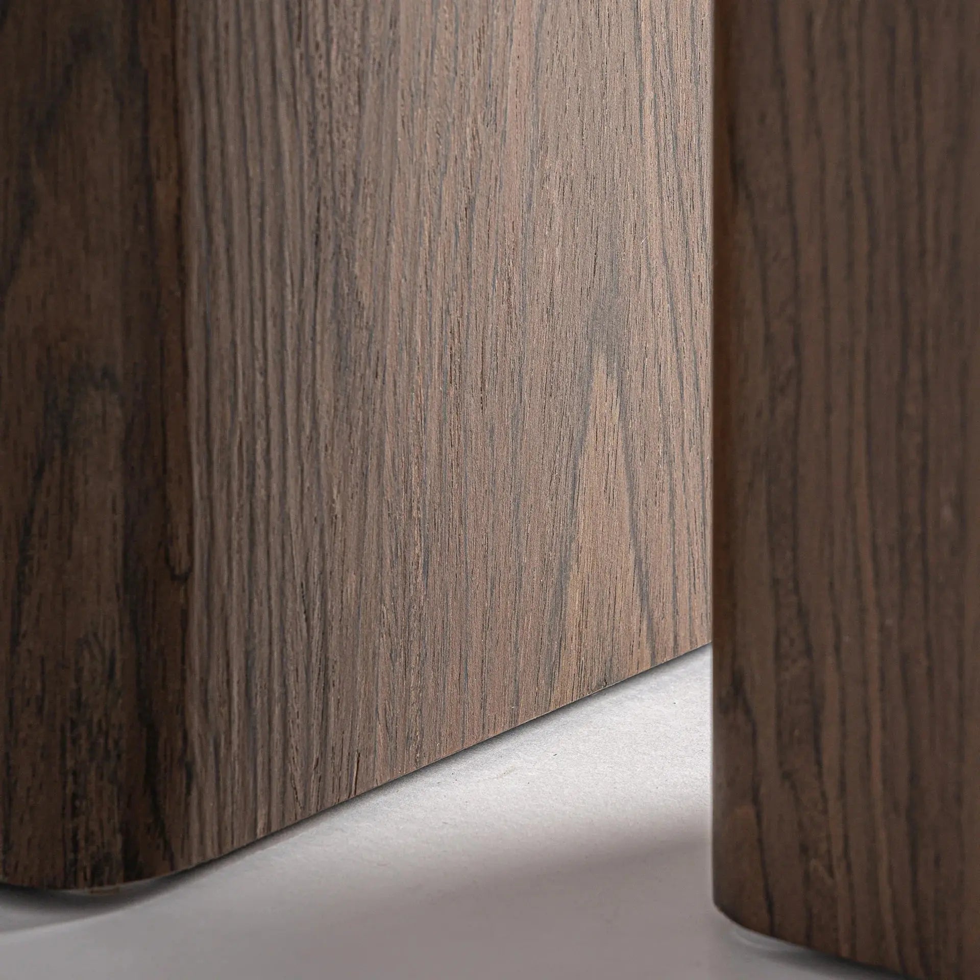 Table d'Appoint de Bout de Canapé en Bois MDF et Marbre Noir ATLAS - 40 x 40 cm KODU