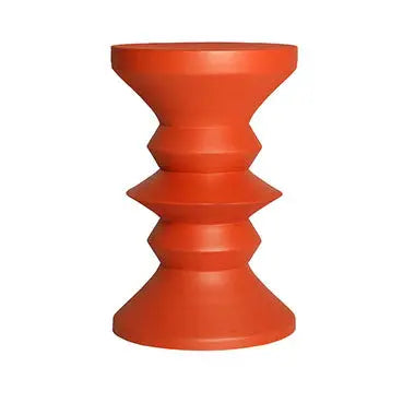 Table d'Appoint de Bout de Canapé en Fer Orange THUN - 36 cm KODU