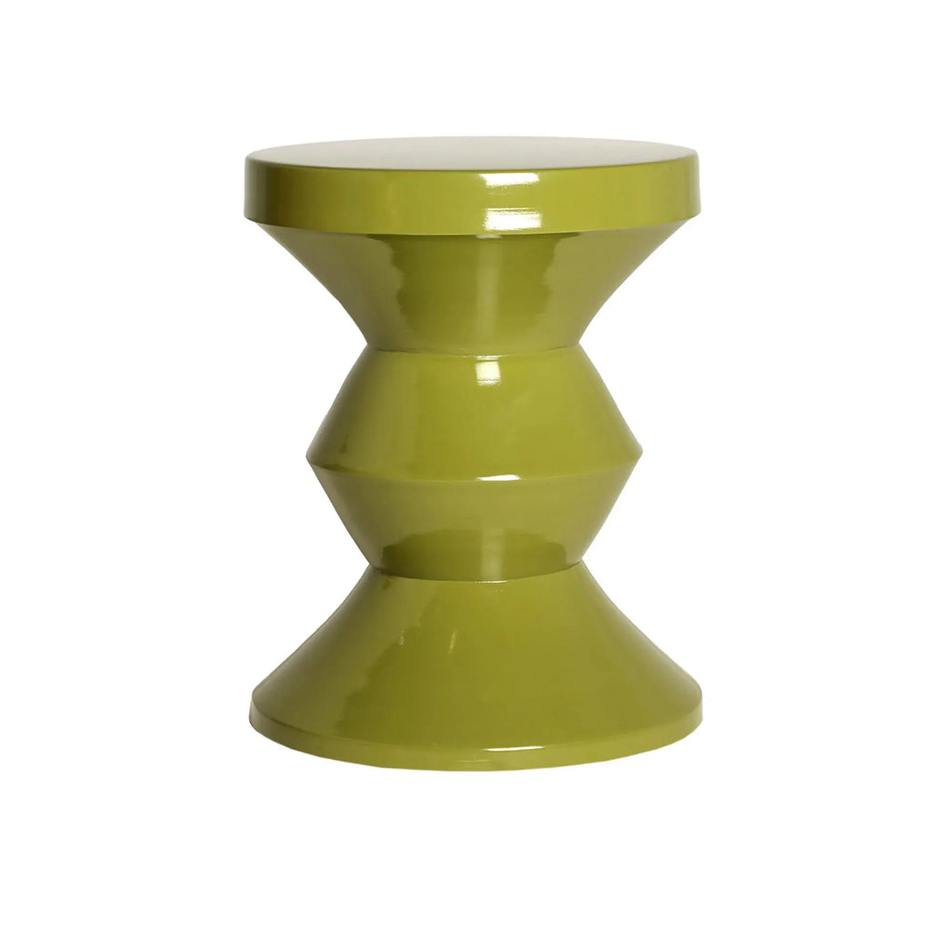 Table d'Appoint de Bout de Canapé en Fer Vert ZUG - 36 cm KODU