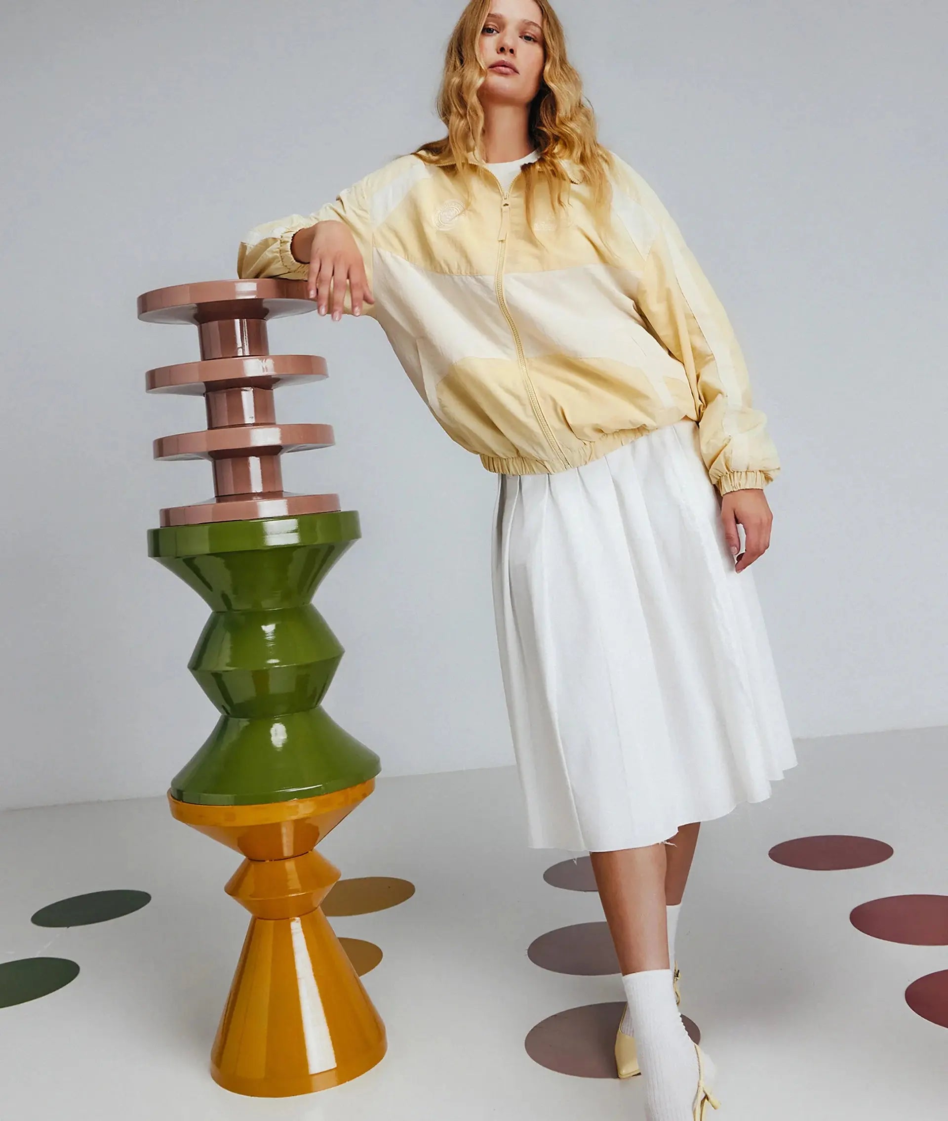 Table d'Appoint de Bout de Canapé en Fer Vert ZUG - 36 cm KODU