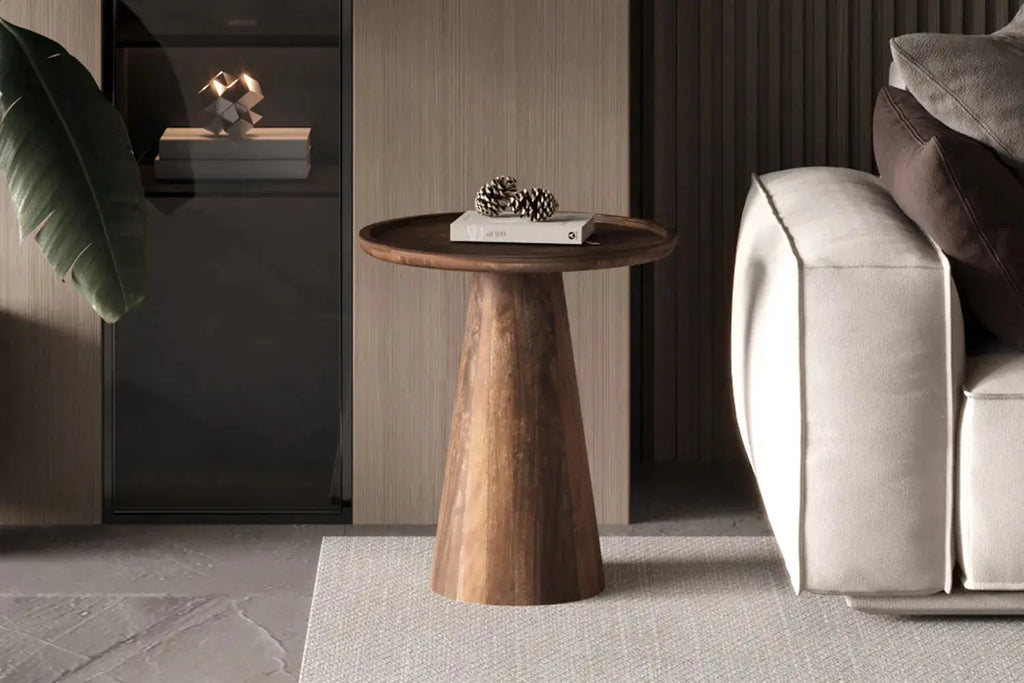 Table d'Appoint en Bois de Manguier AMAYA - 45x50 cm Rousseau