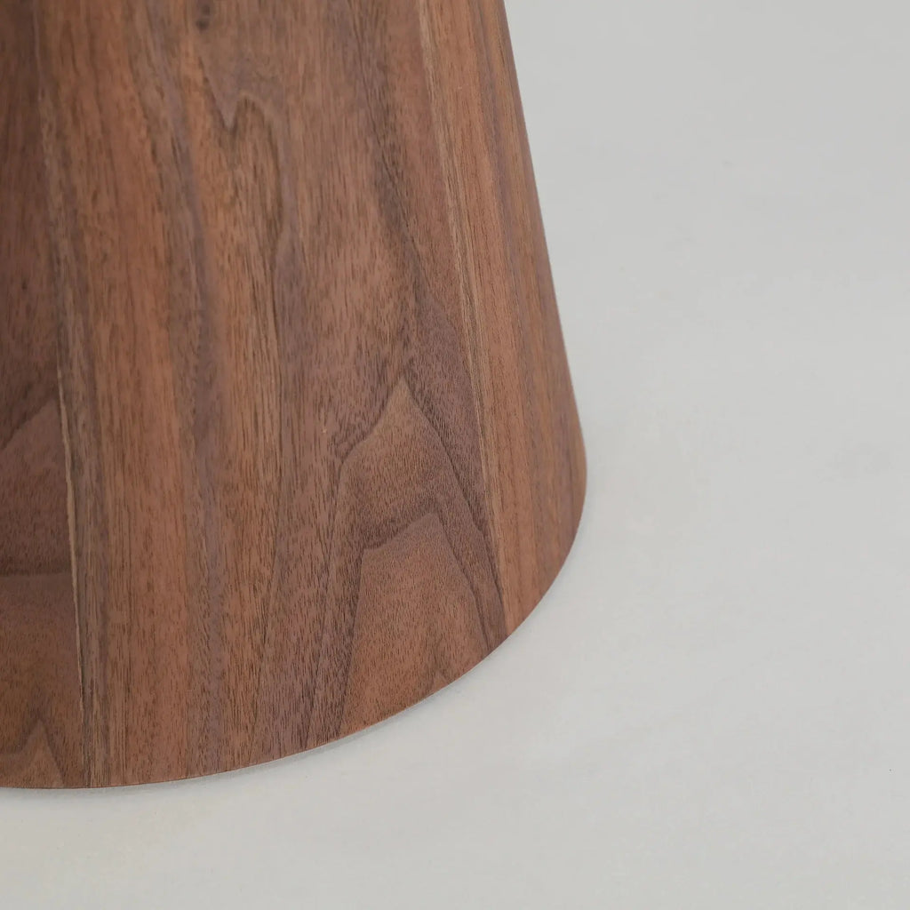 Table d'Appoint en Marbre Synthétique Beige DUNE - 55 cm KODU