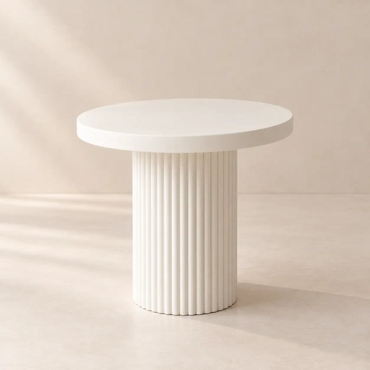 Table d’appoint Ronde en Béton Ciré LINA - 30 x 45 cm Hawali Home