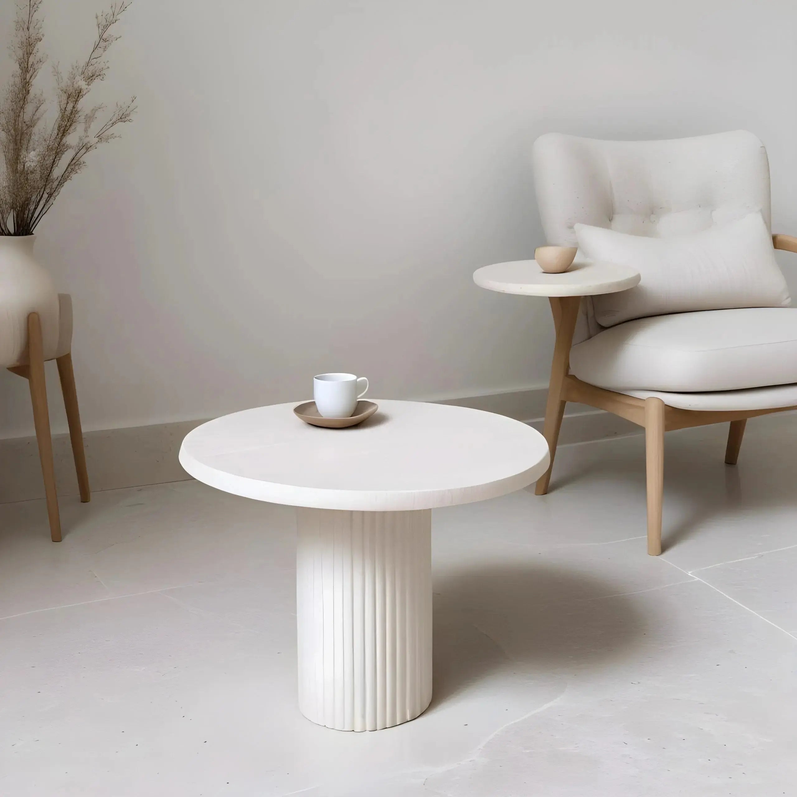 Table d’appoint en Béton Ciré LINA Hawali Home