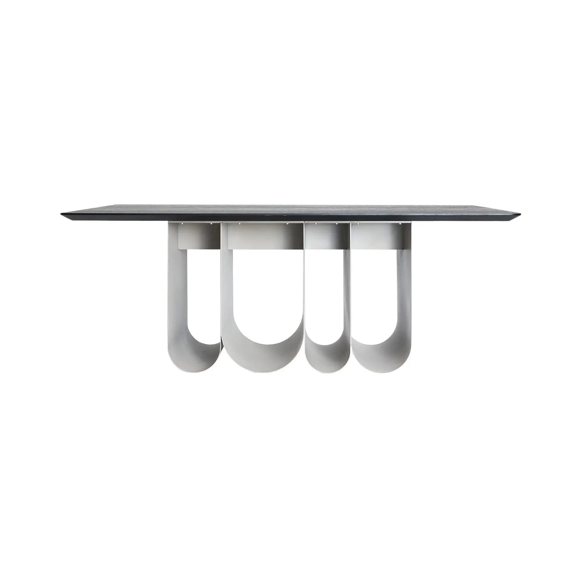 Table de Salle à Manger en Bois MDF Marron ARQA - 220 x 96 cm KODU