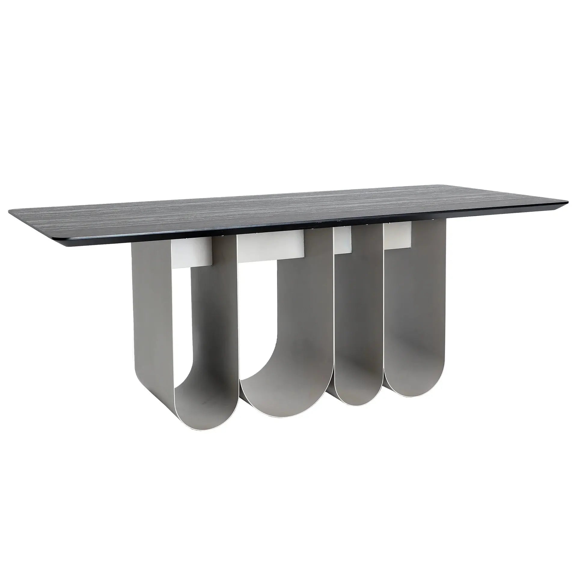 Table de Salle à Manger en Bois MDF Marron ARQA - 220 x 96 cm KODU