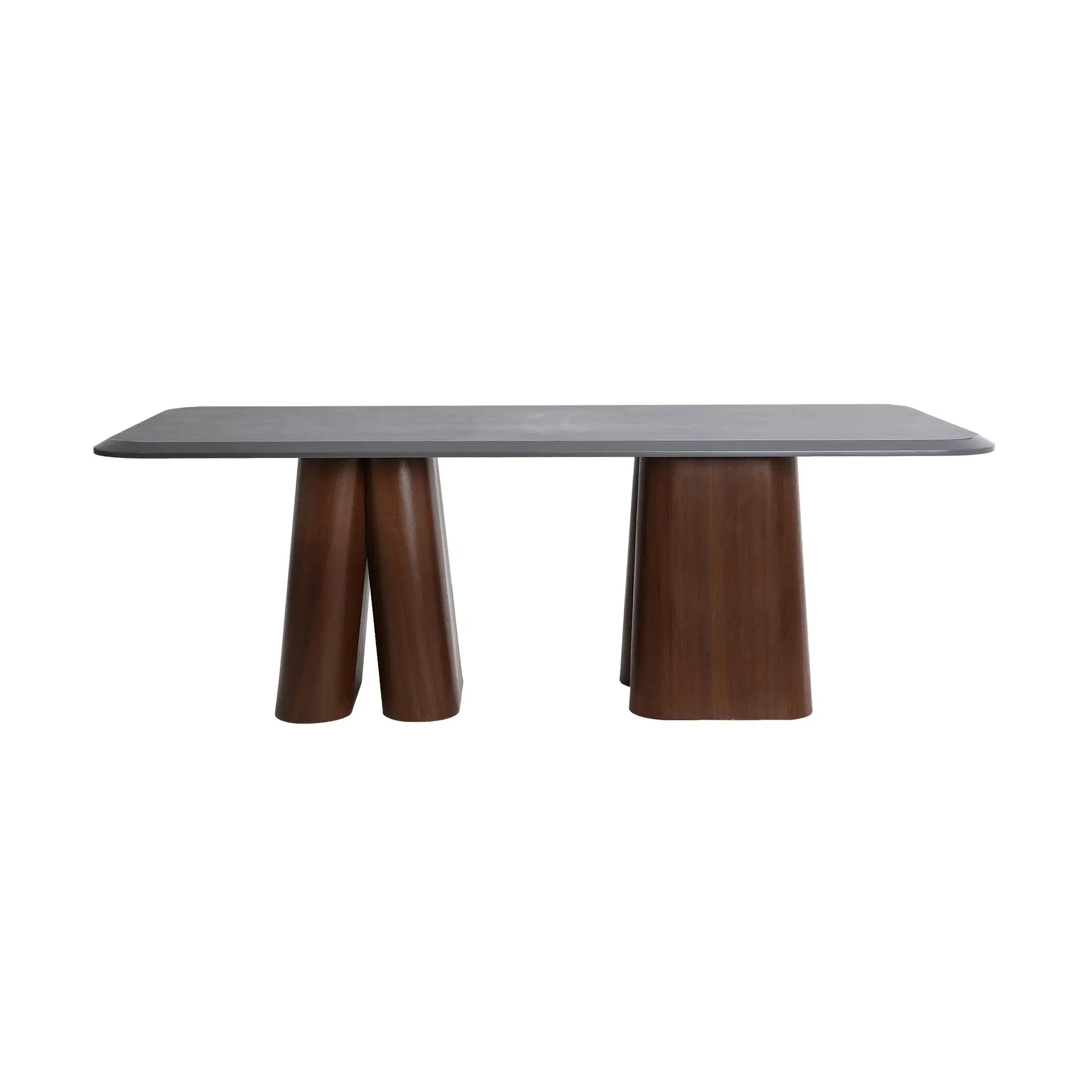 Table de Salle à Manger en Bois MDF Marron CAVA - 220 x 96 cm KODU