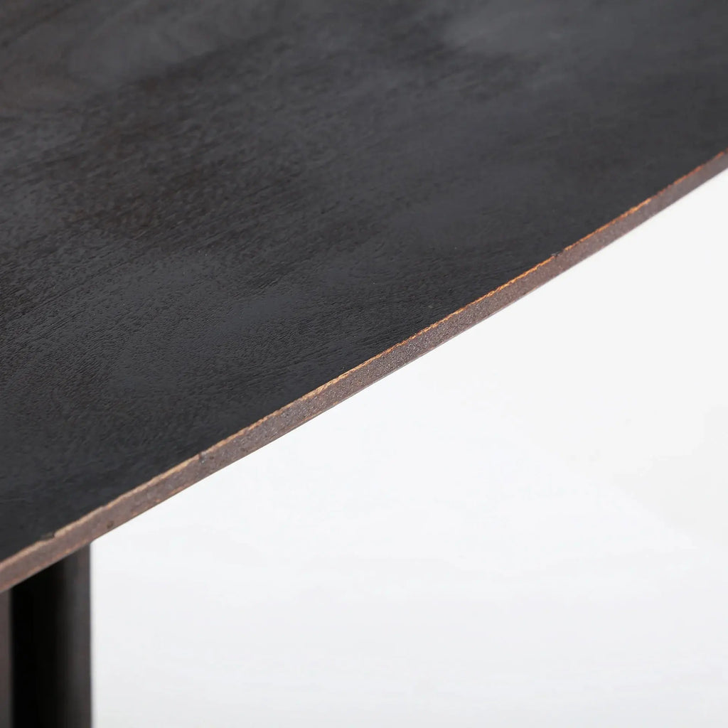 Table de Salle à Manger en Bois de Manguier Marron SEISSAN - 200 x 100 cm KODU