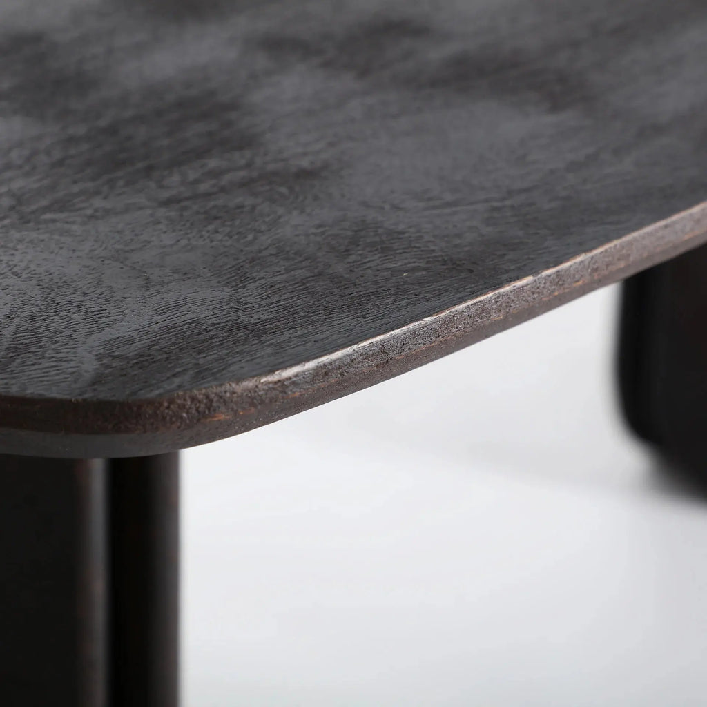 Table de Salle à Manger en Bois de Manguier Marron SEISSAN - 200 x 100 cm KODU