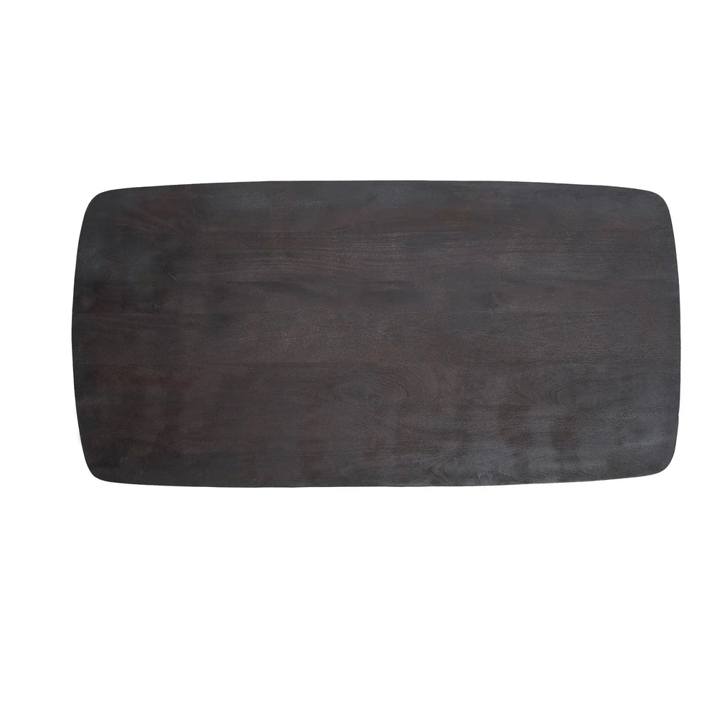 Table de Salle à Manger en Bois de Manguier Marron SEISSAN - 200 x 100 cm KODU