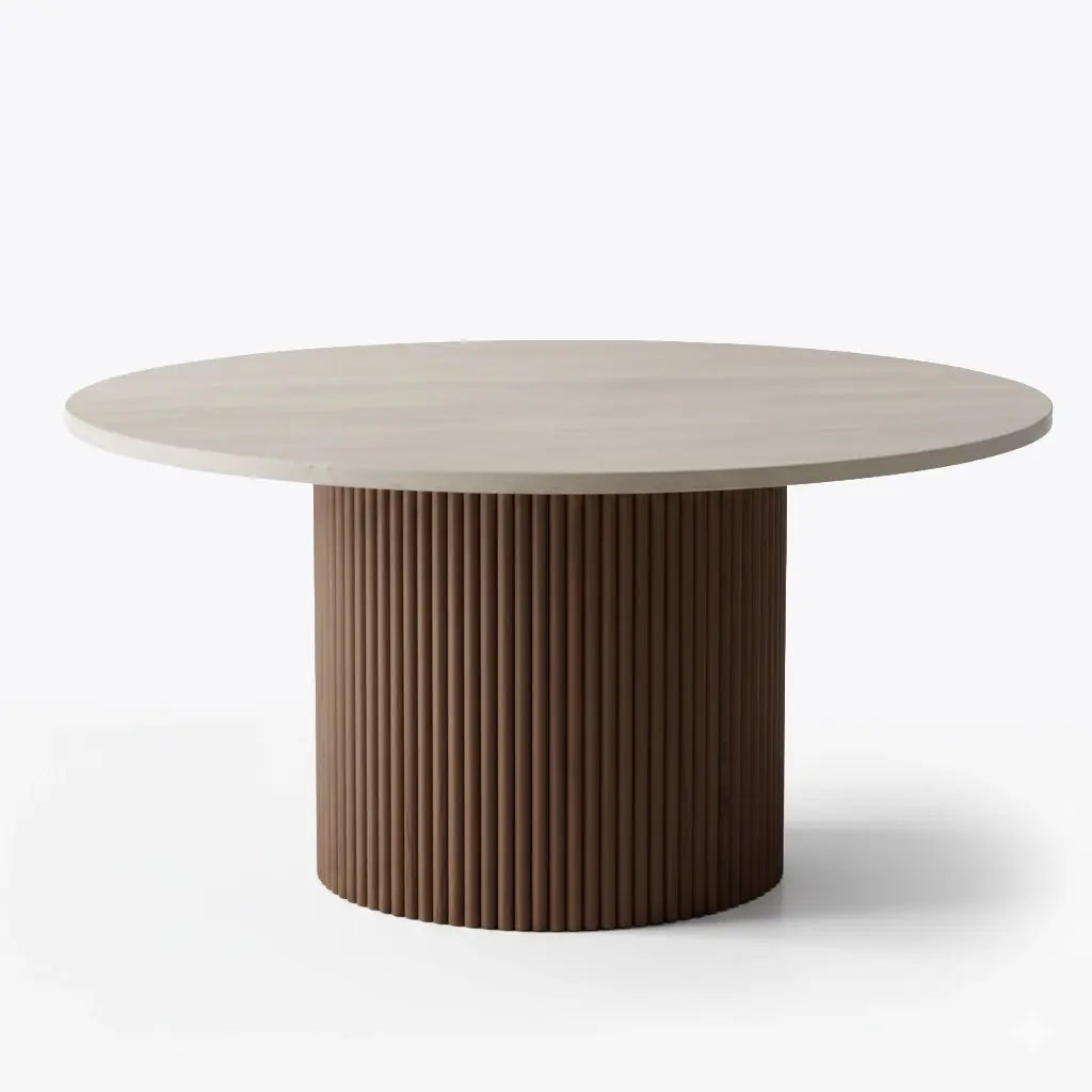 Table Basse Ronde ELENA - 80 x 40 cm Hawali Home