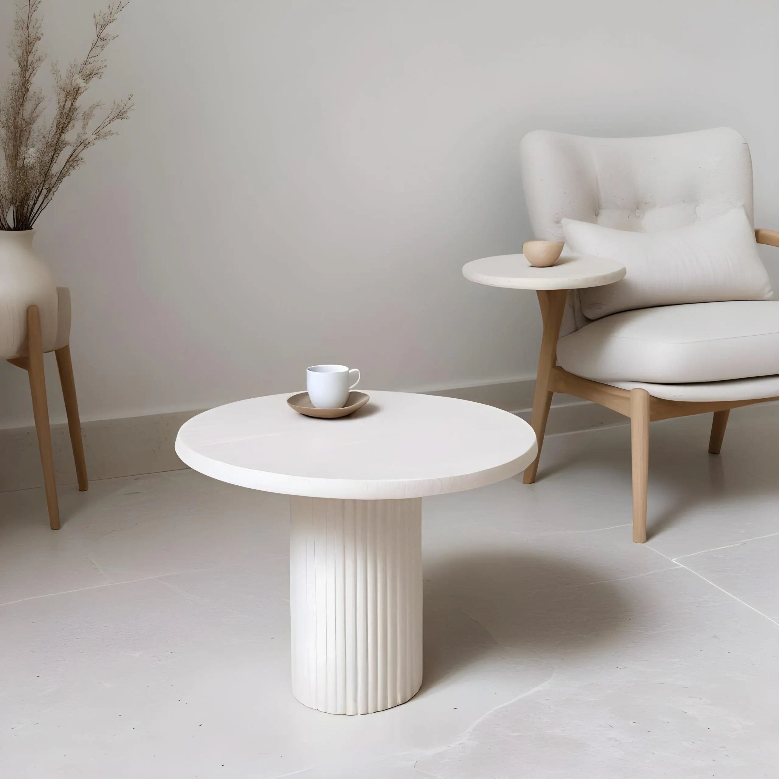 Table d’appoint en Béton Ciré LINA Hawali Home