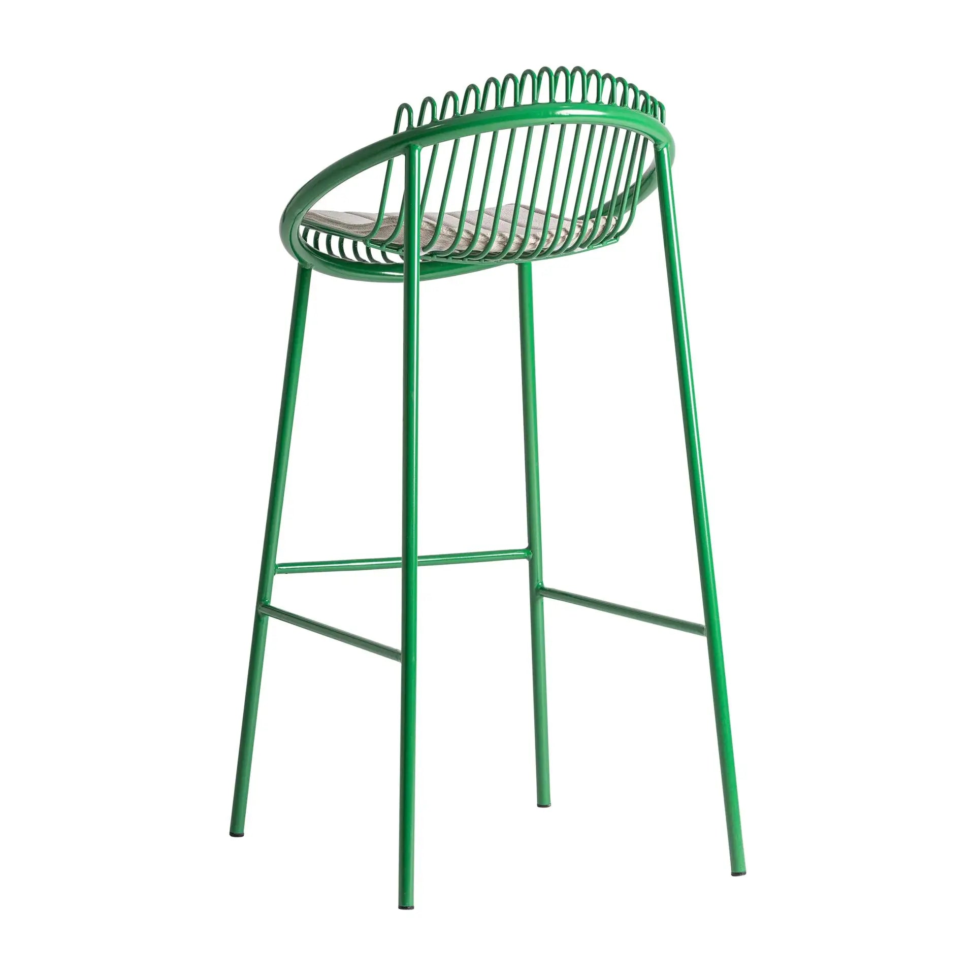 Tabouret de Bar Vert BRIENZ - 51 x 53 cm KODU
