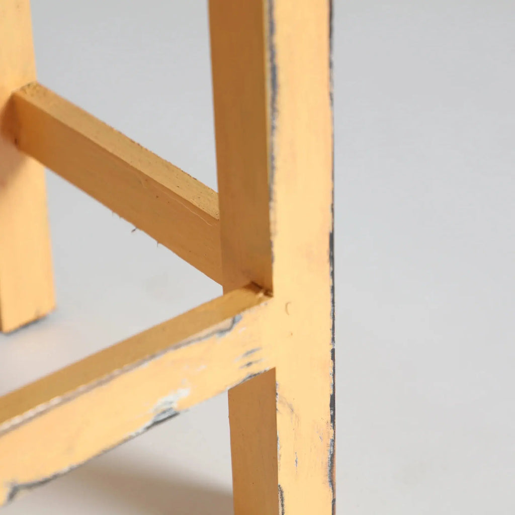 Tabouret de Bar en Bois d'Acajou Brun SAURIS - 30 x 71 cm KODU