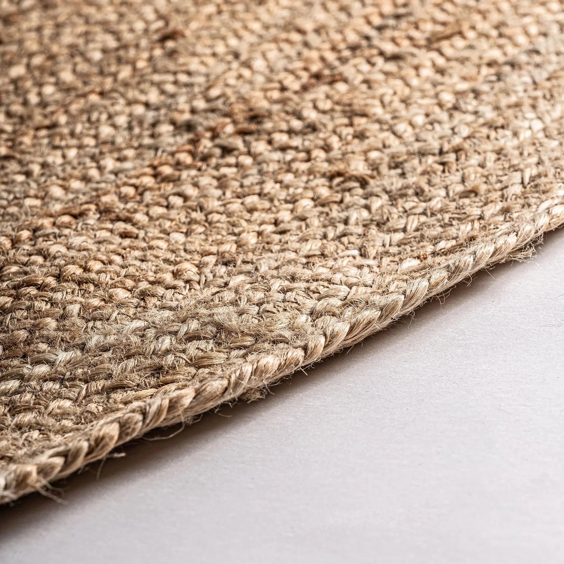 Tapis Rond en Jute Brun EBBA - 182 cm KODU