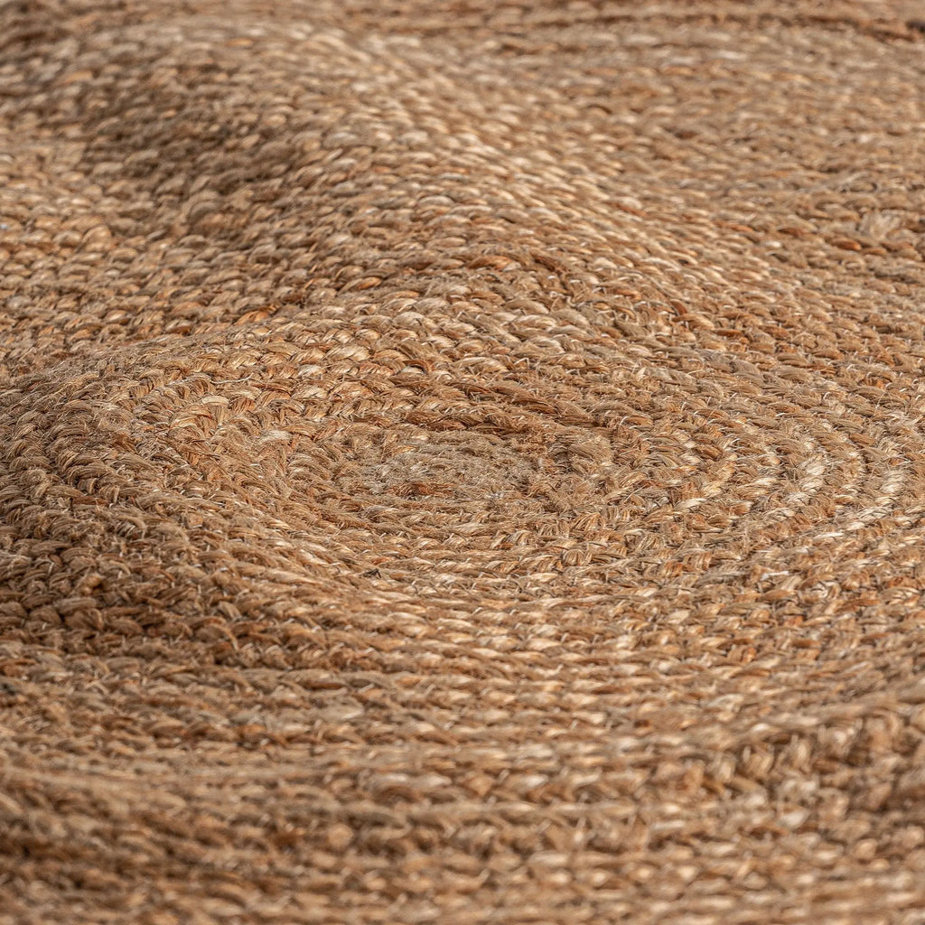 Tapis Rond en Jute Brun EBBA - 182 cm KODU