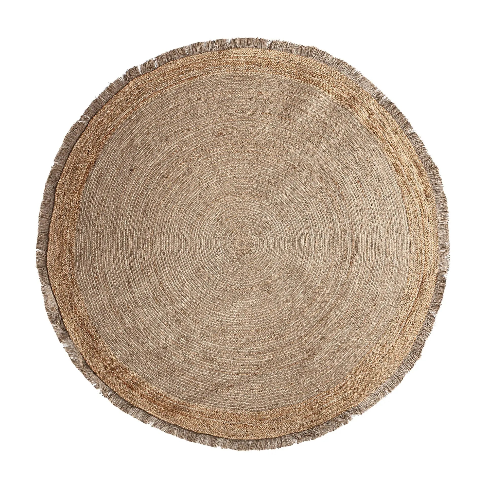 Tapis Rond en Jute Brun EDNA - 220 cm KODU