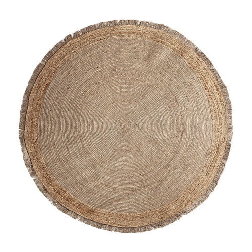 Tapis Rond en Jute Brun EDNA - 220 cm KODU