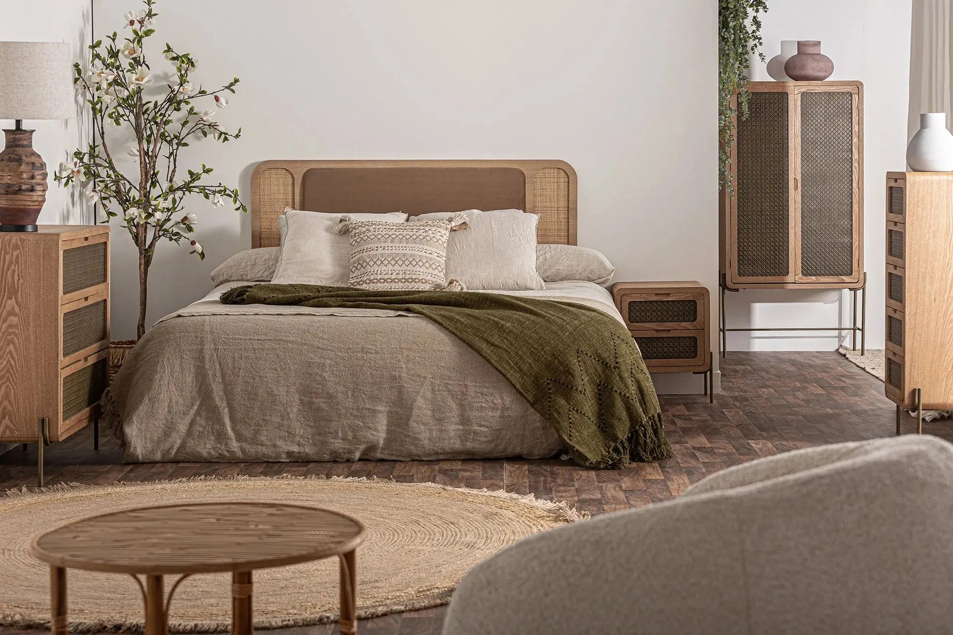 Tapis Rond en Jute Brun EDNA - 220 cm KODU