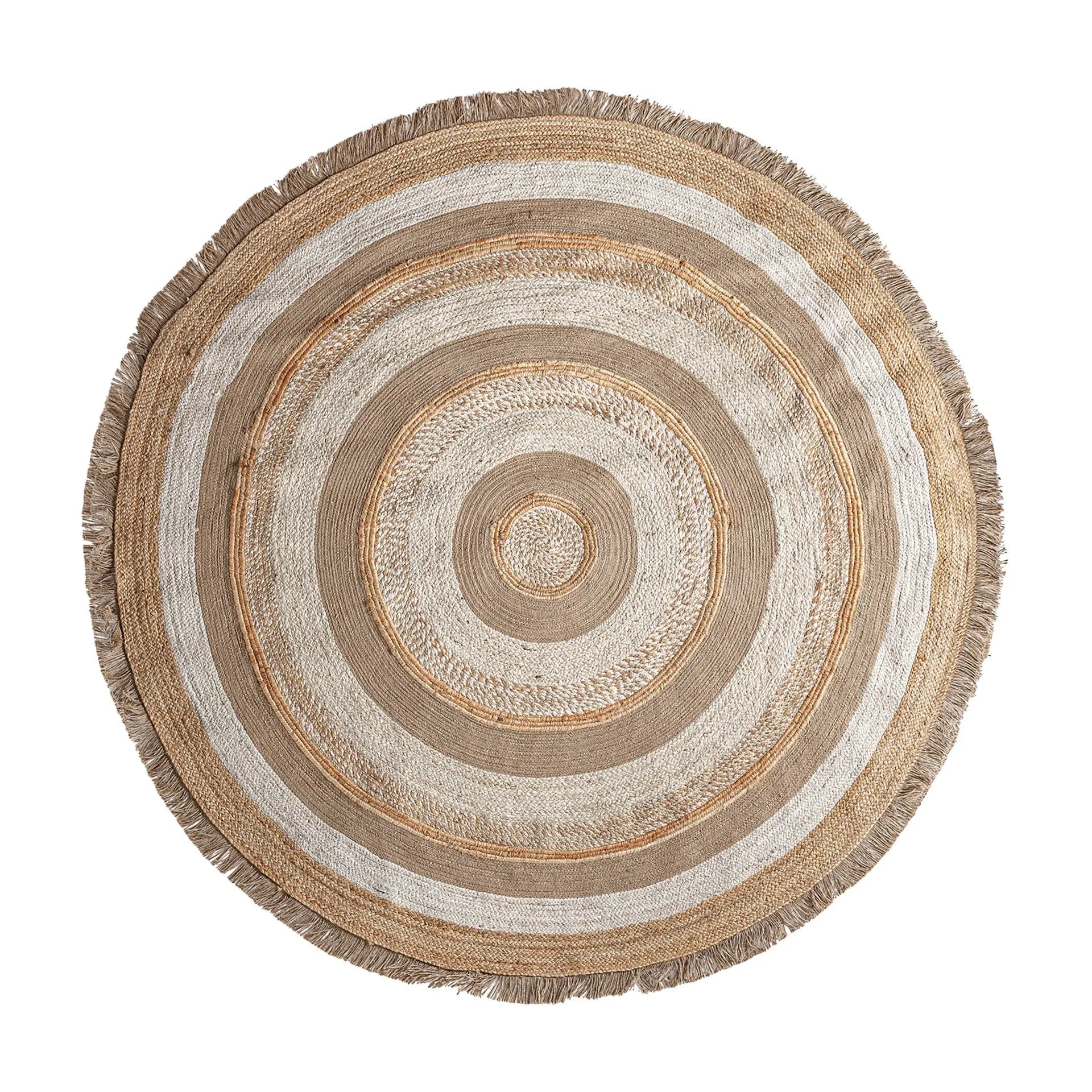 Tapis Rond en Jute Brun ELA - 220 cm KODU
