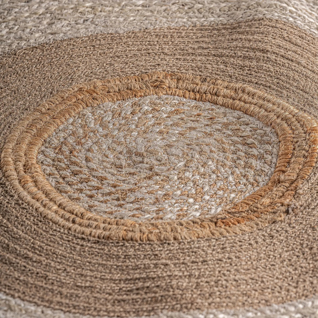 Tapis Rond en Jute Brun ELA - 220 cm KODU