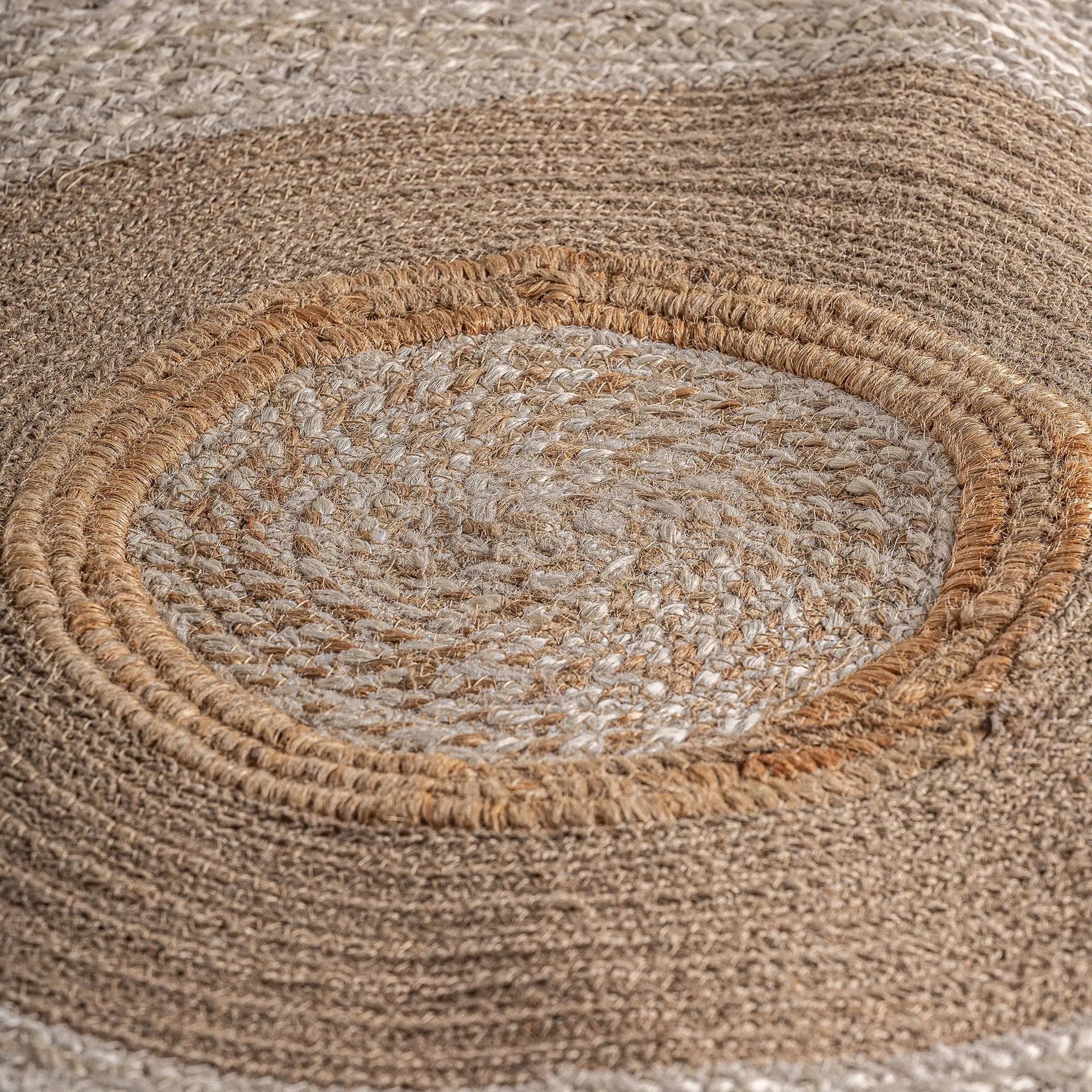 Tapis Rond en Jute Brun ELA - 220 cm KODU